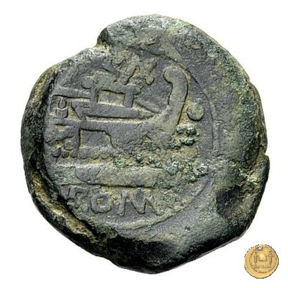 180/5 - sestante (Cluvius) Saxula 169-158 BC (Roma)