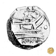 184/6 - oncia 169-158 BC (Roma)