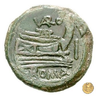 185/1 - asse A. Terentius Varro 169-158 BC (Roma)