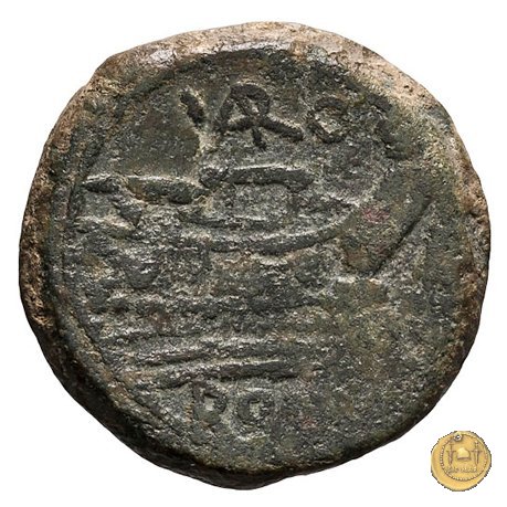 185/1 - asse A. Terentius Varro 169-158 BC (Roma)