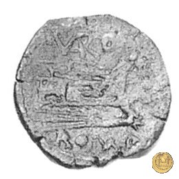 185/4 - quadrante A. Terentius Varro 169-158 BC (Roma)
