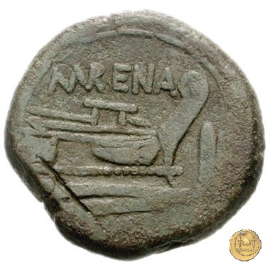 186/1 - asse L. Licinius Murena 169-158 BC (Roma)