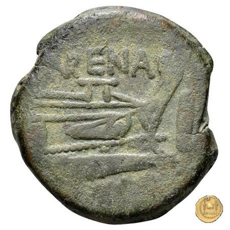 186/1 - asse L. Licinius Murena 169-158 BC (Roma)