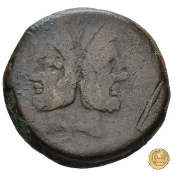 187/2 - asse Furius Purpureo 169-158 BC (Roma)