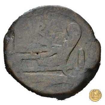 187/2 - asse Furius Purpureo 169-158 BC (Roma)