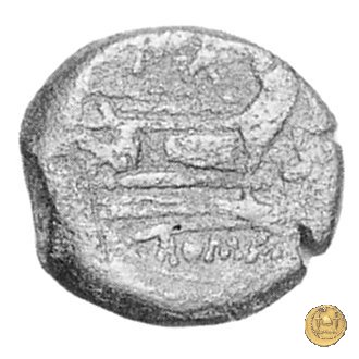 187/3 - semisse Furius Purpureo 169-158 BC (Roma)