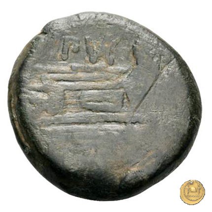 187/3 - semisse Furius Purpureo 169-158 BC (Roma)