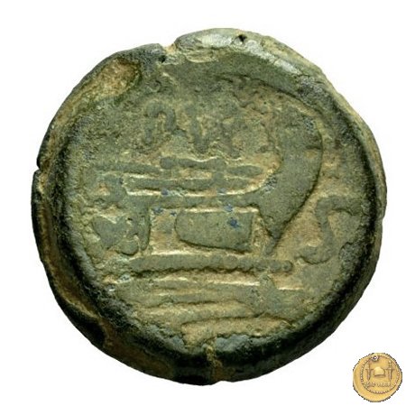 187/3 - semisse Furius Purpureo 169-158 BC (Roma)