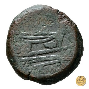 187/3 - semisse Furius Purpureo 169-158 BC (Roma)