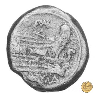 188/2 - semisse Opimius 169-158 BC (Roma)