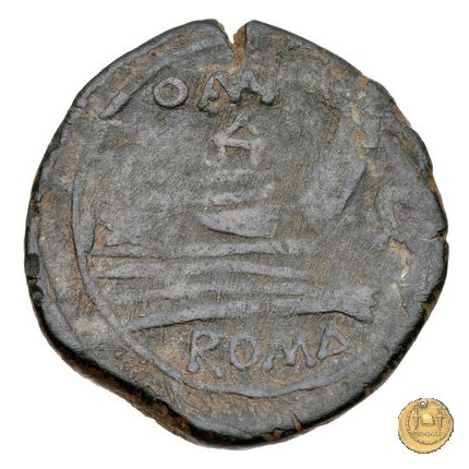 188/2 - semisse Opimius 169-158 BC (Roma)