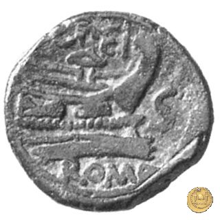 190/2 - semisse Opimius 169-158 BC (Roma)