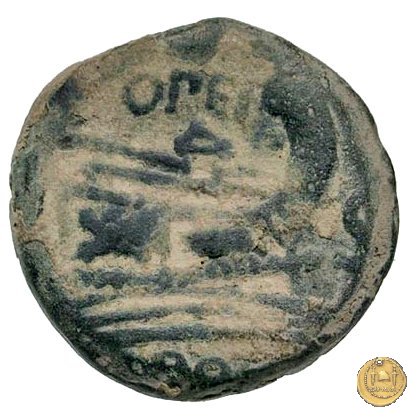 190/2 - semisse Opimius 169-158 BC (Roma)