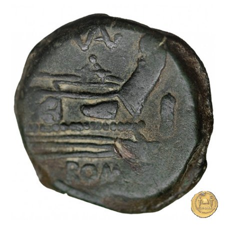 191/1 - asse Valerius 169-158 BC (Roma)