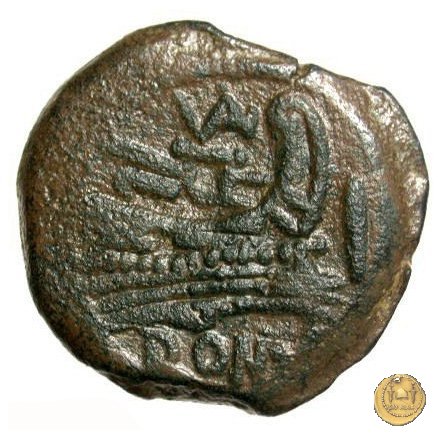 191/1 - asse Valerius 169-158 BC (Roma)