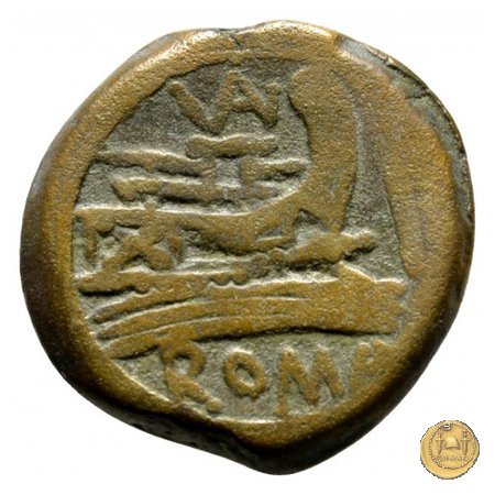 191/1 - asse Valerius 169-158 BC (Roma)