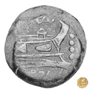 191/3 - triente Valerius 169-158 BC (Roma)