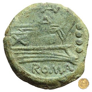 191/3 - triente Valerius 169-158 BC (Roma)