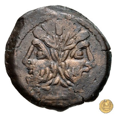 193/1 - asse (Papirius) Turdus 169-158 BC (Roma)