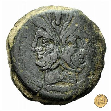 193/1 - asse (Papirius) Turdus 169-158 BC (Roma)