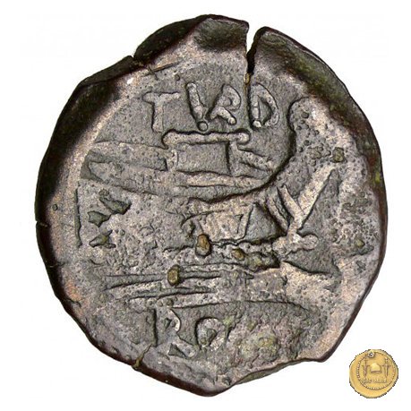 193/1 - asse (Papirius) Turdus 169-158 BC (Roma)