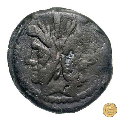 193/1 - asse (Papirius) Turdus 169-158 BC (Roma)