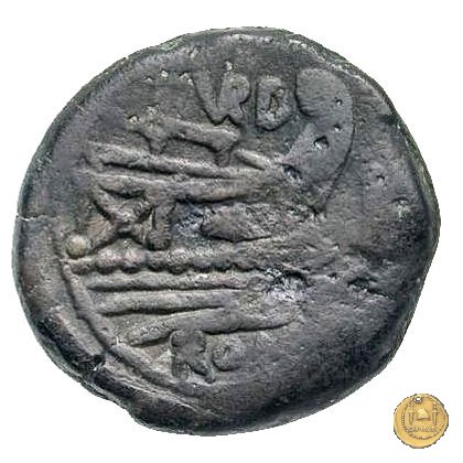 193/1 - asse (Papirius) Turdus 169-158 BC (Roma)