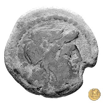 193/2 - semisse (Papirius) Turdus 169-158 BC (Roma)