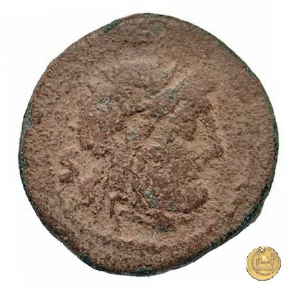 193/2 - semisse (Papirius) Turdus 169-158 BC (Roma)