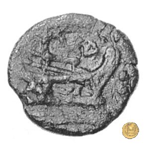 193/3 - triente (Papirius) Turdus 169-158 BC (Roma)