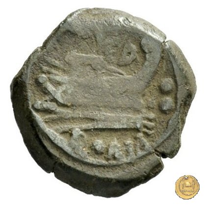 193/5 - sestante (Papirius) Turdus 169-158 a.C. (Roma)