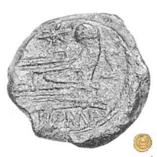 196/2 - semisse 169-158 BC (Roma)