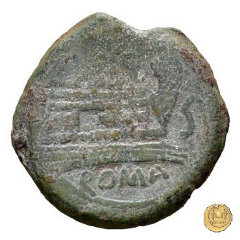 196/2 - semisse 169-158 BC (Roma)