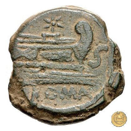 196/2 - semisse 169-158 BC (Roma)