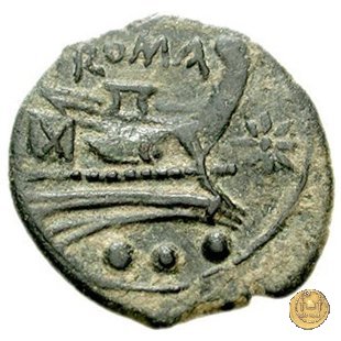 196/4 - quadrante 206-195 a.C. (Roma)