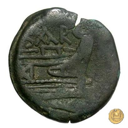 199/2 - asse Atilius Saranus 155 BC (Roma)