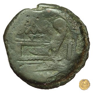 199/2 - asse Atilius Saranus 155 BC (Roma)