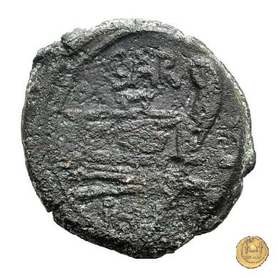 199/3 - semisse Atilius Saranus 155 BC (Roma)