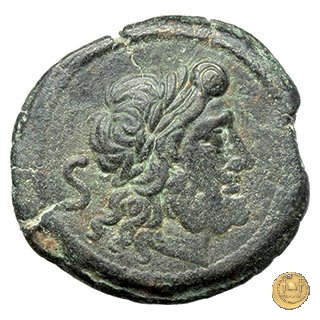 199/3 - semisse Atilius Saranus 155 BC (Roma)