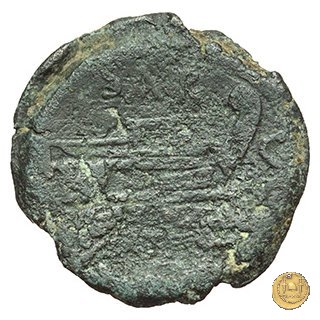 199/3 - semisse Atilius Saranus 155 BC (Roma)