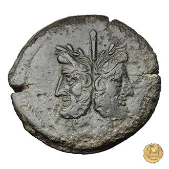 200/2 - asse Pinarius Natta 155 BC (Roma)