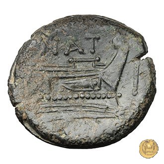 200/2 - asse Pinarius Natta 155 BC (Roma)