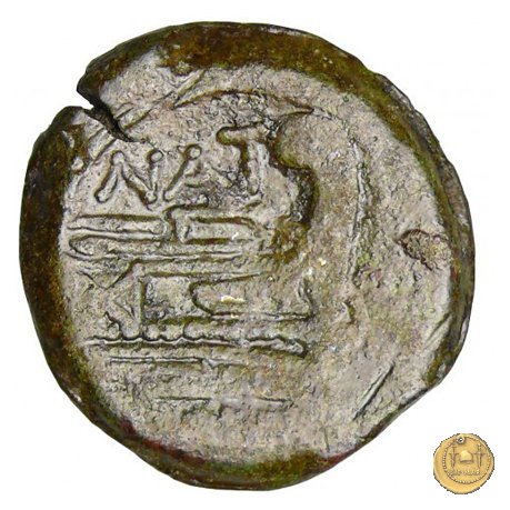 200/2 - asse Pinarius Natta 155 BC (Roma)