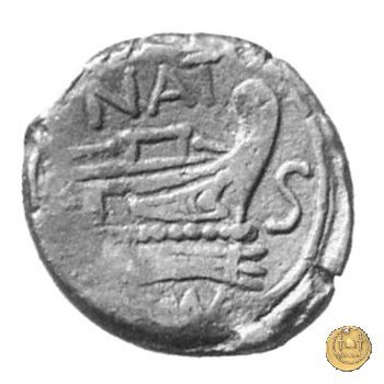 200/3 - semisse Pinarius Natta 155 BC (Roma)