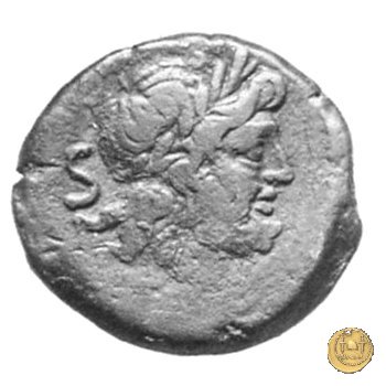 200/3 - semisse Pinarius Natta 155 BC (Roma)