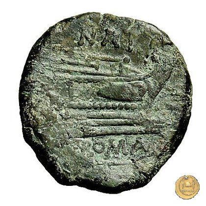 200/3 - semisse Pinarius Natta 155 BC (Roma)