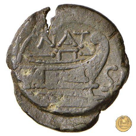 200/3 - semisse Pinarius Natta 155 BC (Roma)