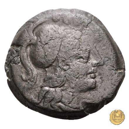 200/4 - triente Pinarius Natta 155 BC (Roma)