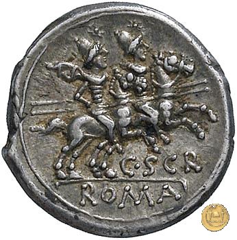 201/1 - denario C. Scribonius 154 BC (Roma)