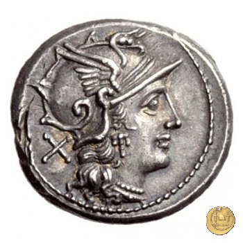 201/1 - denario C. Scribonius 154 BC (Roma)